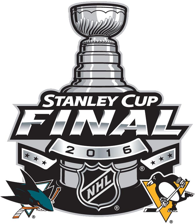 Stanley Cup Playoffs 2016 Finals Matchup Logo DIY iron on transfer (heat transfer)